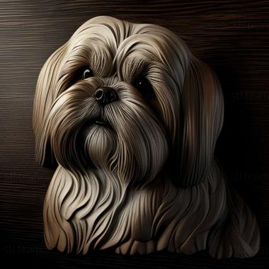 3D model Shih Tzu dog (STL)